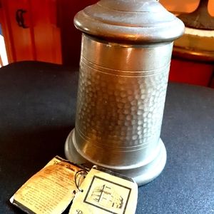 Sheffield pewter vintage english beer mug